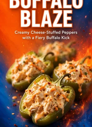 Buffalo Blaze: Buffalo Chicken Stuffed Peppers Cookbook