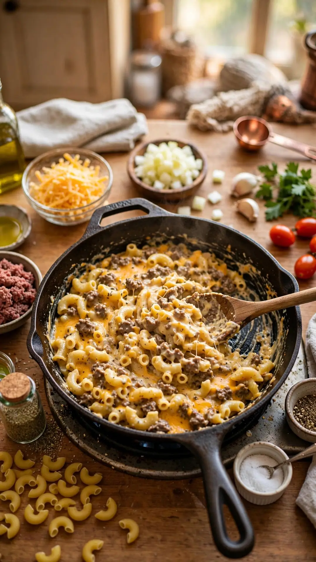 One-Pot Cheeseburger Pasta Cookbook | Easy 30-Minute Skillet Recipe - Image 3
