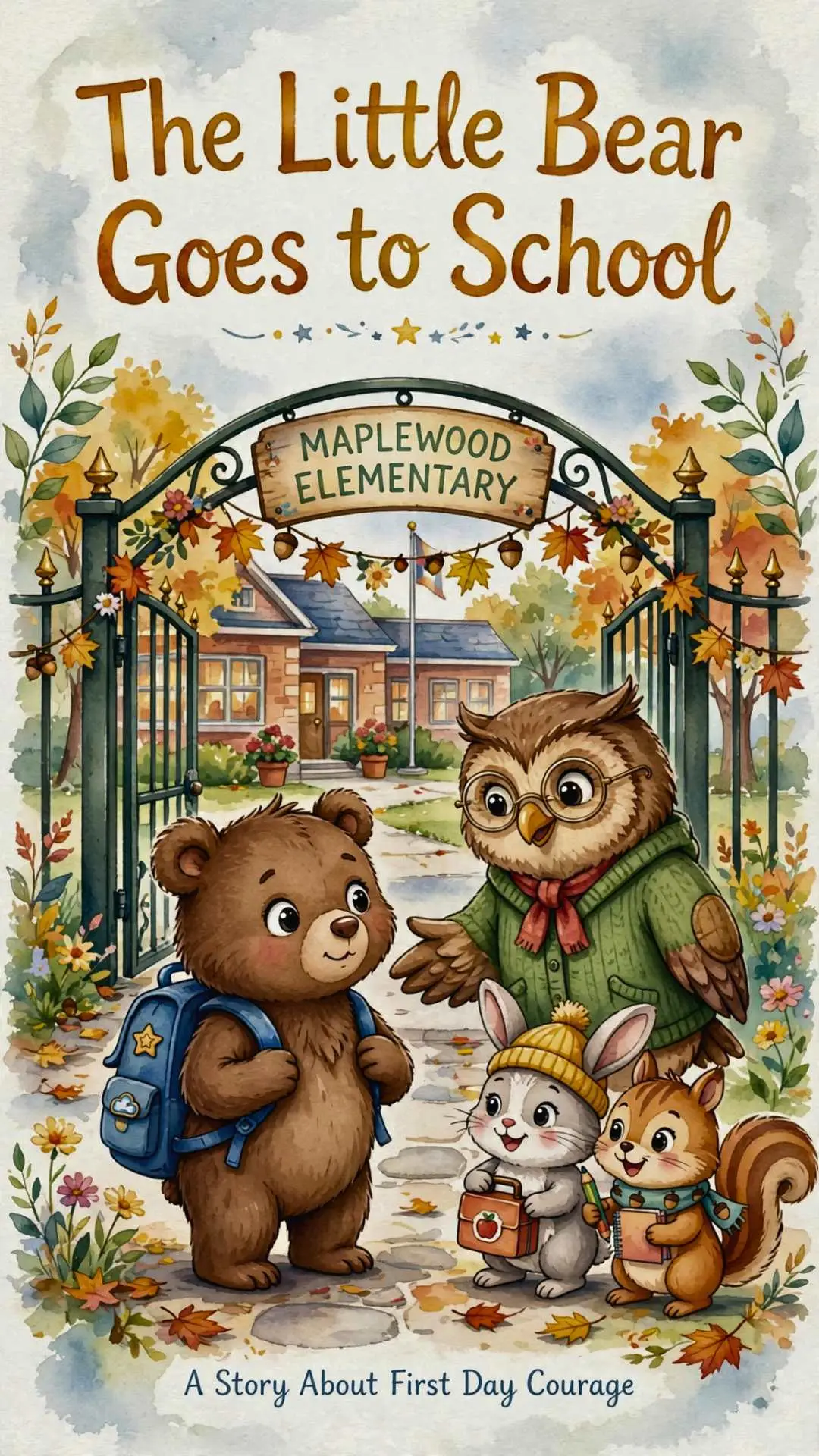 Little Bear Goes to School: A First Day Story