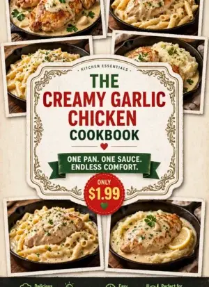 Creamy Garlic Chicken Recipe: A Simple One-Pan Skillet Dinner