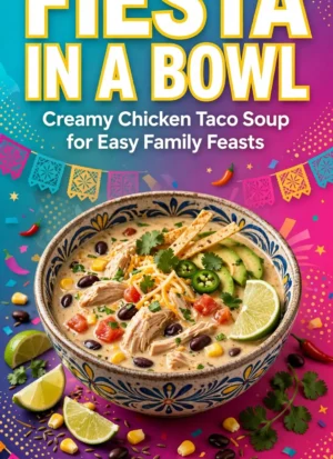 Fiesta in a Bowl: Chicken Taco Soup Recipe Cookbook