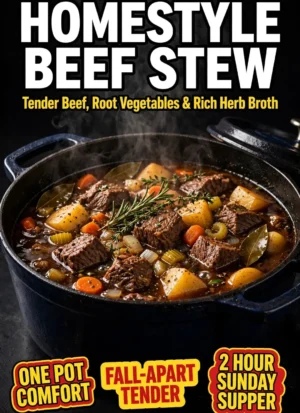Hearty Beef Stew Recipe – Easy Homestyle Comfort
