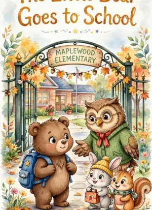 Little Bear Goes to School: A First Day of School Book for Kids Ages 3-7