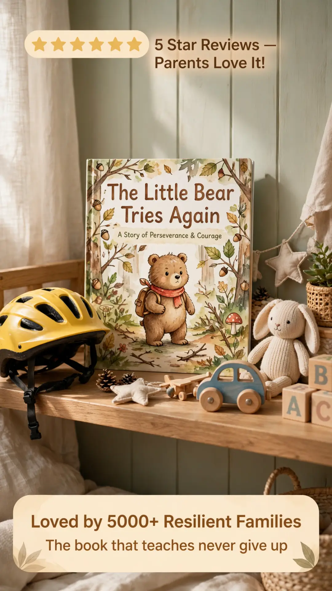 Little Bear Tries Again: Teaching Kids Perseverance - Image 2