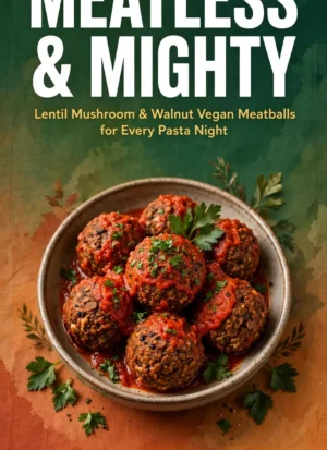 Meatless & Mighty: Vegan Meatballs Recipe Cookbook