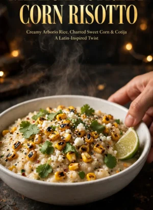 Mexican Street Corn Risotto Recipe – Creamy & Bold