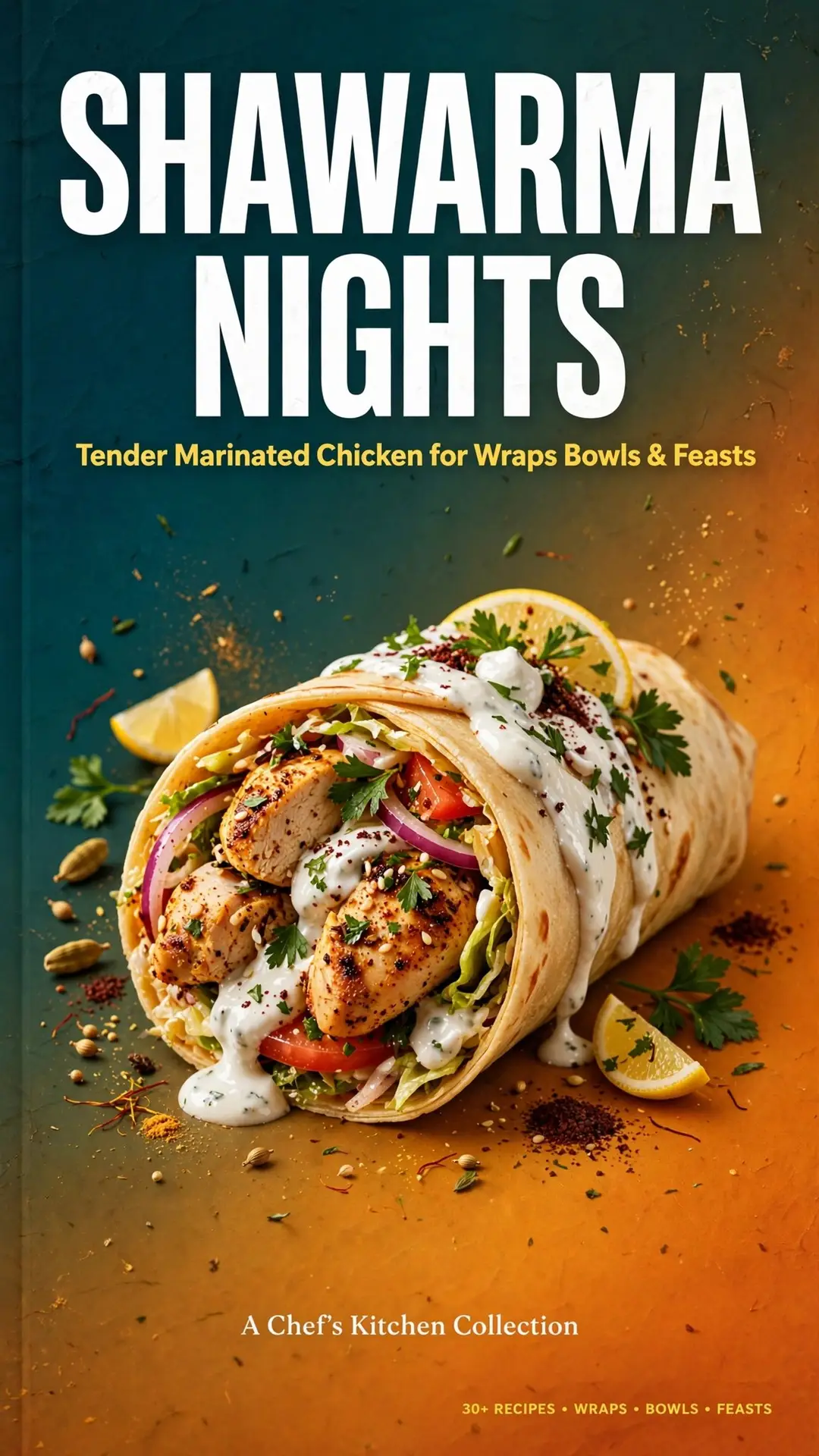 Shawarma Nights: Homemade Chicken Shawarma Recipe Cookbook