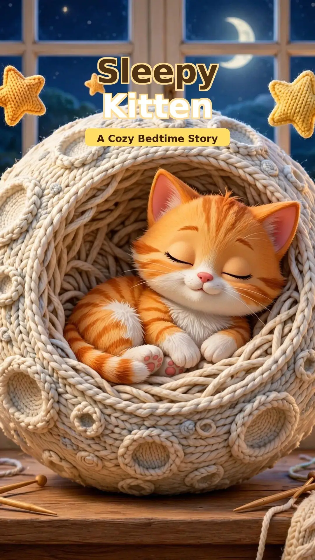 Sleepy Kitten: A Cozy Bedtime Story – Whimsical Picture Book for Toddlers